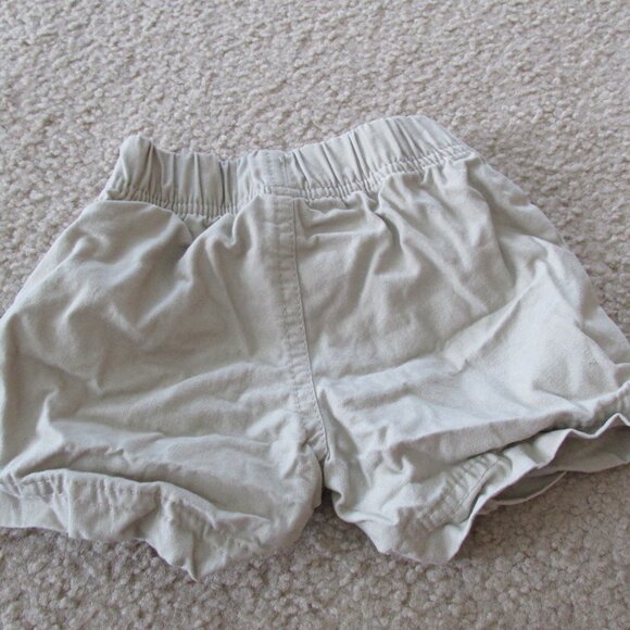 Carters Child of Mine Boys Pull On Shorts Size 3-6M Tan Elastic Khaki Bottoms - Picture 3 of 3